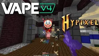 Chill Closet cheating on Hypixel with Vape V4