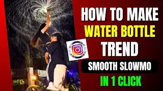 How to make water bottle trend | Instagram trending water bottle rain | water bottle rain trend