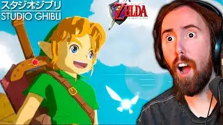 Zelda Ocarina of Time X Ghibli | Asmongold Reacts