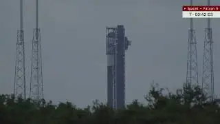 Replay: SpaceX scrubs Falcon 9 rocket launch due to high winds