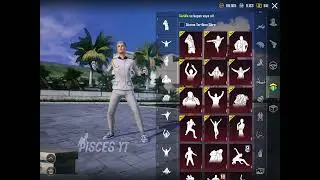 PUBG MYTHIC LOBBY EMOTES PACK 🔥 - WHITE COMMANDER & INVADER SET 😮‍💨 - ATTITUDE LOBBY EDIT