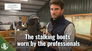 Hunting boots worn by professionals