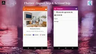 Flutter Tutorial - Flutter InputChip and ActionChip