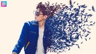 PicsArt Feather Dispersion Effect - PicsArt Tutorial Editing