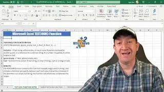 Microsoft Excel TEXTJOIN Function