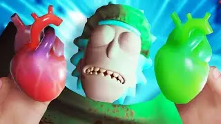 CUTTING OUT RICK'S DEMON HEART to TO SAVE HIS LIVE!!?! (Surgeon Simulator Rick and Morty VR)