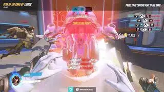 Overwatch 2021 04 27   Play of the game DVa 4 quadrupal kill + Epic