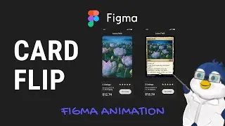 [Basic Figma Animation] Simple Card Flip Animation in Figma