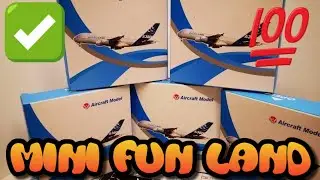 🛬🛫✈️unboxing 5 boxes of die-cast Airplane model (000647 z)