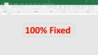 100% Fixed Microsoft Excel 2016, 2019, 2021 Opening a Blank Grey Screen No Data || 2022