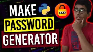 RANDOM Encrypted PASSWORD Generator using Python | Tutorial - Python HACKING script AUTOMATION💻