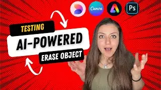 Which AI Tool Erases Better? Canva vs Firefly vs Photoshop vs Microsoft Designer!