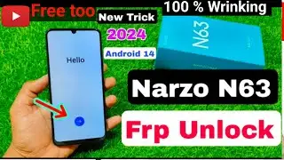 Narzo N63 Frp Bypass - Without Computer | No Screen Lock Set, | Narzo N63 Frp Unlock Free tool