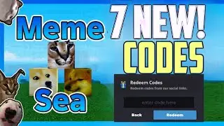 *NEW UPDATE CODES* ALL WORKING CODES FOR MEME SEA IN AUGUST 2024! ROBLOX MEME SEA CODES