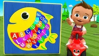 Alphabets Song with Fish Puzzle Toy Set ABC Learn for Children Kids Toddlers ABCD Educational