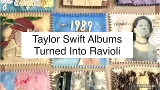 Taylor Swift Albums Turned into Ravioli! Homemade Fresh Pasta Art with my 3 Year Old's Reactions