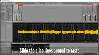 Ableton using the Simpler to slice and trigger a sample