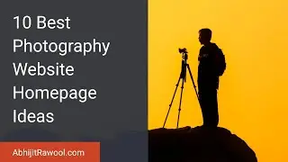 10 Best Photography Website Homepage Ideas