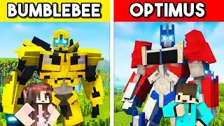 AKU HACK MINECRAFT UNTUK BERUBAH JADI TRANSFORMER PALING CANGGIH DI MINECRAFT