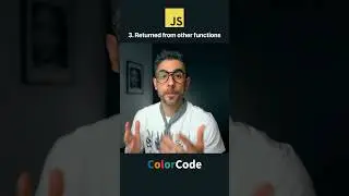 Return Functions from other Functions: Part 3 of 7 Benefits of First Class Functions #coding #js