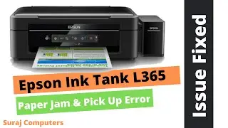 Epson l365 printer paper pick up error | Epson l365 printer head cleaning | Epson l365 printer setup