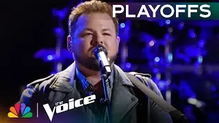 Josh Sanders Puts on a SHOW-STOPPING Performance of Black Water | The Voice Playoffs | NBC