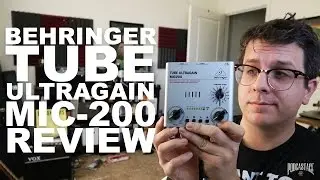 Behringer Tube Ultragain Mic200 Pre Amp Review / Test