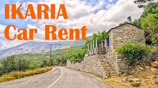 Driving on Ikaria Island, Greece (Car Rental Experience)