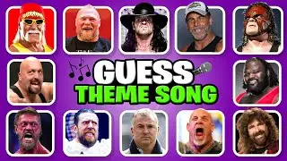 Guess the Old and Retired WWE Superstars by Their Theme Songs 🎵✅🔊