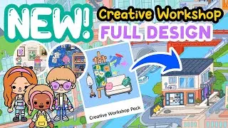 NEW UPDATE Creative Workshop Furniture Pack + NEAT Street Home TOCA BOCA House Ideas Toca Life World