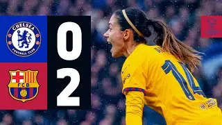 CHELSEA 0 vs 2 FC BARCELONA | UEFA WOMENS CHAMPIONS LEAGUE 🔵🔴