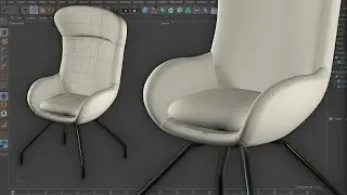 furniture modeling #1| Chair | Cinema 4D Modeling Tutorial