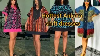 Hottest African prints shift dresses | Ankara short gown styles| Ankara dress designs