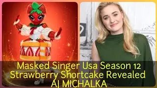 Masked Singer Usa Season 12 - Strawberry Shortcake Revealed - AJ Michalka