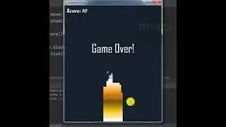 Create a Stack Tower Game using Python PyGame 