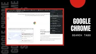 How To Search Tabs In Google Chrome