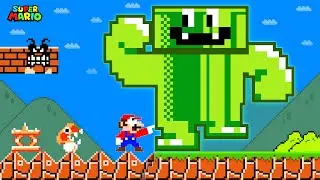 Super Mario Bros. But When Everything Mario Touches Turns Into Enemies