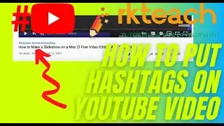 How to add Hashtags on YouTube Video | Hashtags Video Add | Hashtags add in YouTube subtitle