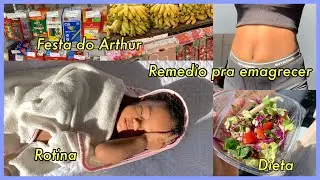 Rotina de volta as aulas + aniversário do Arthur + dieta com suplemento alimentar