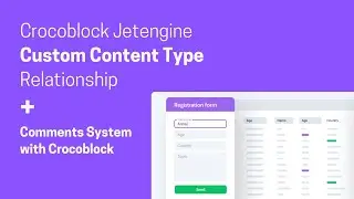 Build Crocoblock JetEngine Custom Content Type Relationships | Crocoblock Comments System