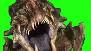 Green Screen Monster waking up new angles￼