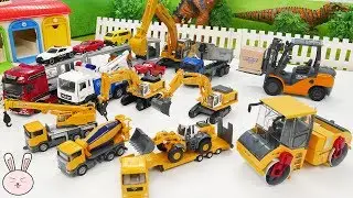 Diecast Construction Vehicles Model | Excavator | Cement Mixer | Long Vehicle | YapiTV Toys