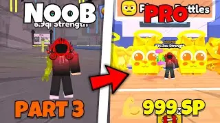 NOOB To PRO In Arm WRESTLE Simulator Roblox | Part 3