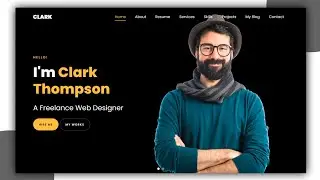 Complete Responsive Personal Portfolio Using HTML5, CSS3, JS &  BOOTSTRAP 4