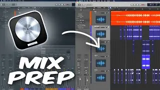 How I prep a song for mixing in Logic Pro X (Logic Pro X Tutorial for beginners)