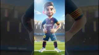 Sculpting Messi in Blender 4.1 🌟 #shorts #messi #football #ronaldo #cr7 #goat