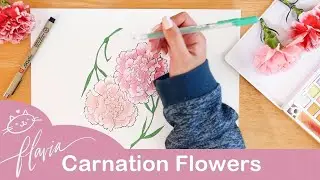 Carnation Flowers with Flavia