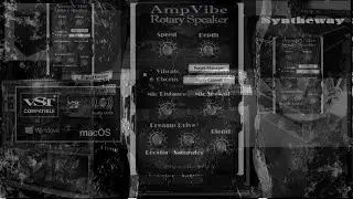 AmpVibe Rotary Speaker VST VST3 Audio Unit Plugin Effect for Windows and Mac (x64)