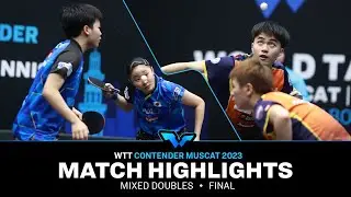 Miwa H./Sora M. vs Chen S. Y./Lin Y. J. | XD Final | WTT Contender Muscat 2023