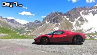 Does The Ferrari 296 GTB Sound Good In a Tunnel? PetrolHead Tours Alps Day 7